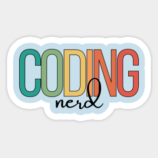 Coding Nerd Sticker